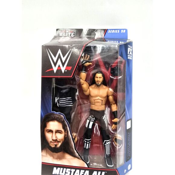 Wwe Elite Series 90 Mustafa Ali Nib Nxt Aew Mattel Wrestling Figure Collection - Picture 1 of 7